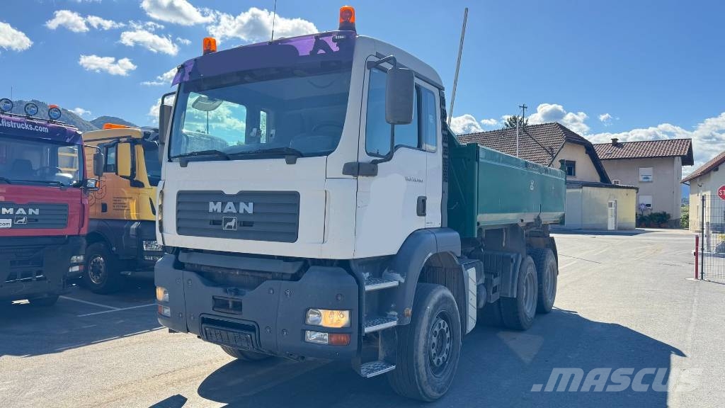 MAN TGA 33.463 FDS 6X4 3 sided tipper - big axle Lastbiler med tip