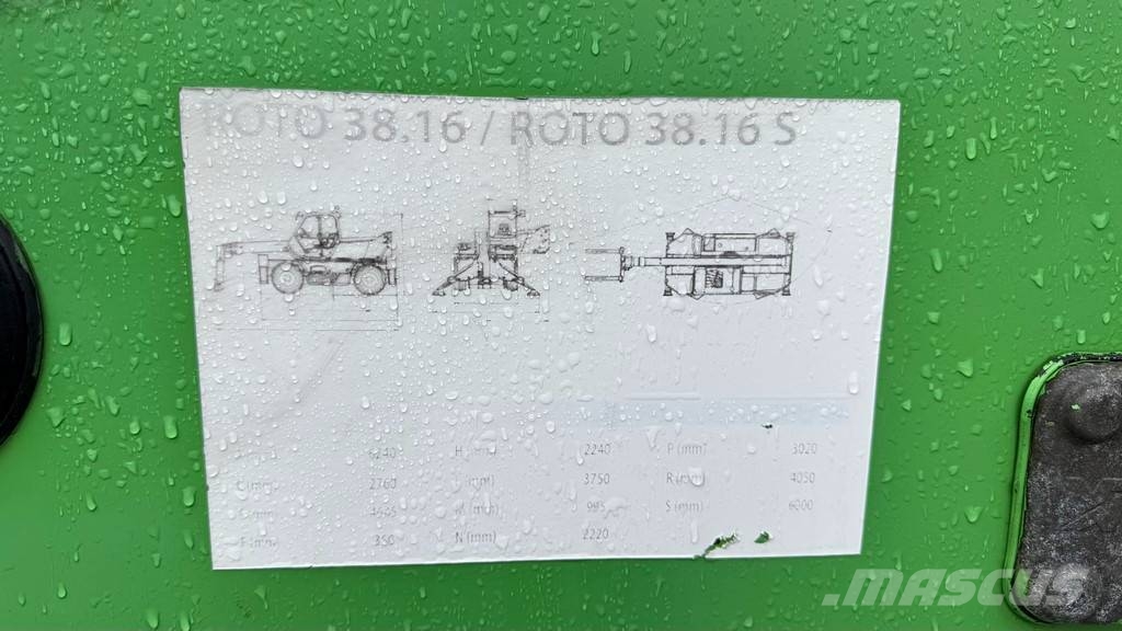 Merlo ROTO 38.16S - 2008 YEAR - 7565 HOURS - BUCKET Carretillas telescópicas