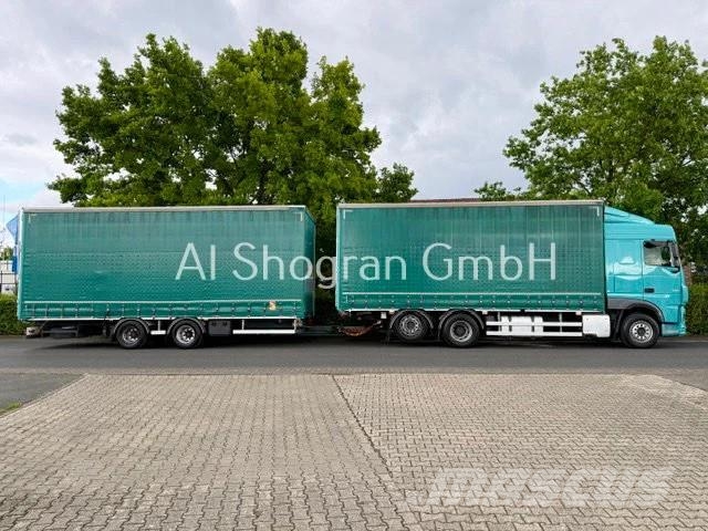DAF XF 480 6x2/Standklima/Eu6/Komplettzug Priekabos su tentu