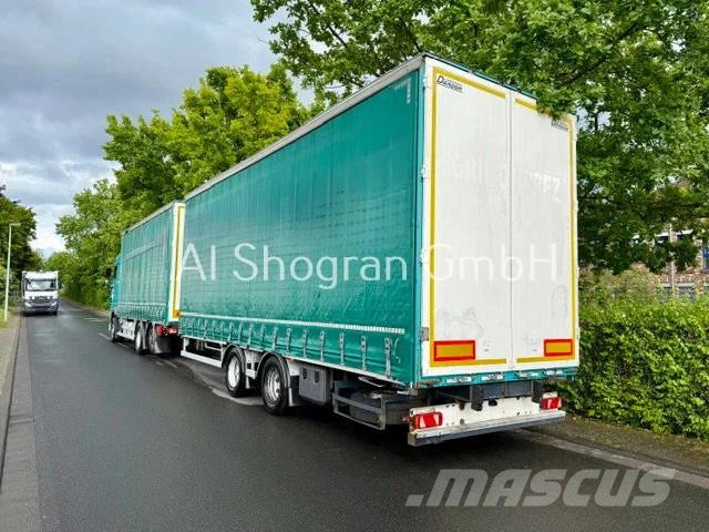 DAF XF 480 6x2/Standklima/Eu6/Komplettzug Priekabos su tentu