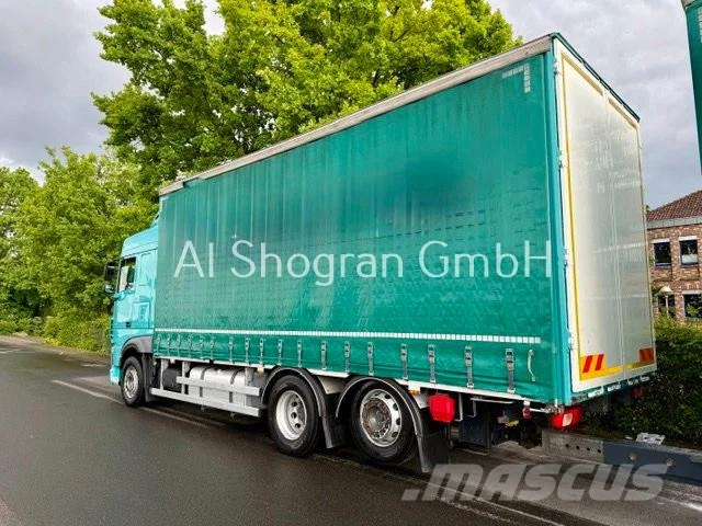DAF XF 480 6x2/Standklima/Eu6/Komplettzug Priekabos su tentu