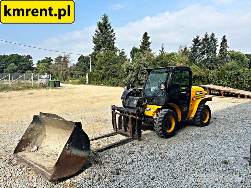 JCB 520-40 4WS ŁADOWARKA TELESKOPOWA 2020R | MANITOU M Ładowarki teleskopowe
