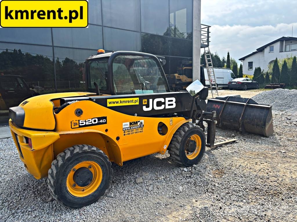 JCB 520-40 4WS ŁADOWARKA TELESKOPOWA 2020R | MANITOU M Ładowarki teleskopowe