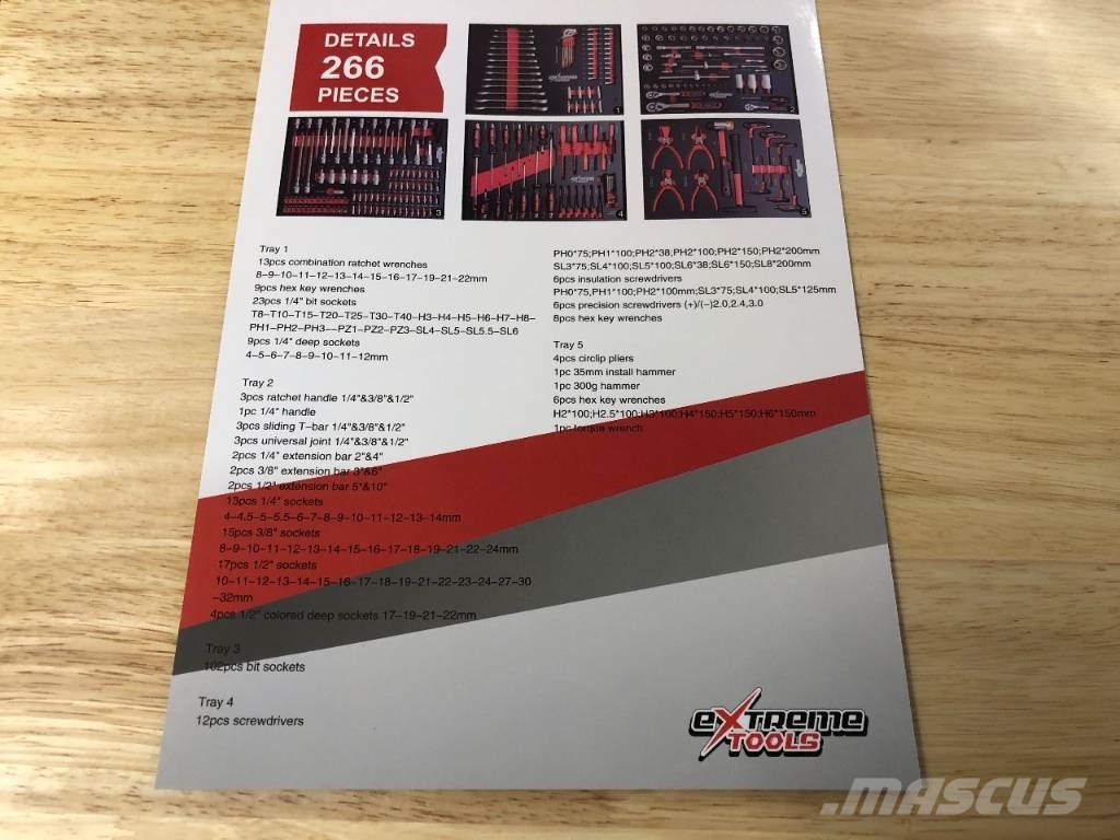 Xtreme Tools Werkstattwagen mit div. Kleinwerkzeu Diger aksam