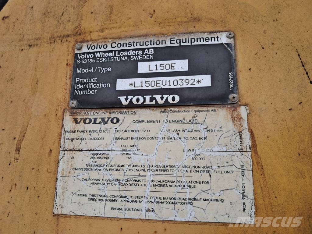 Volvo L 150 E ホイールローダー・タイヤショベル
