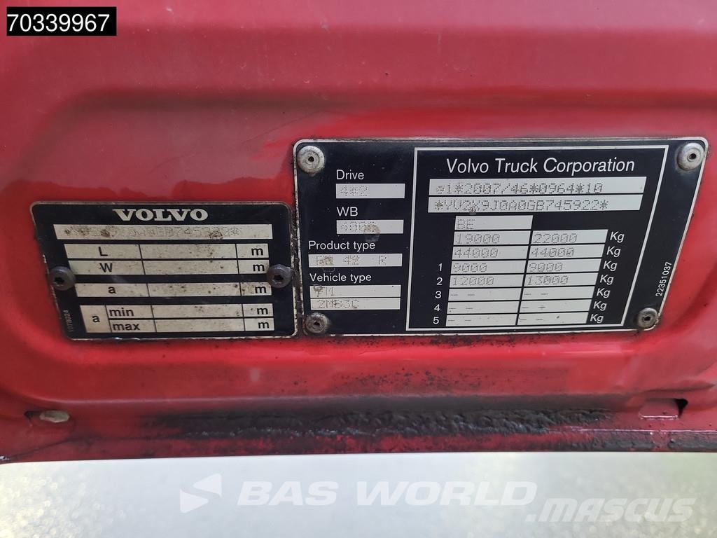 Volvo FM 330 4X2 Marrel MB 14 Skiploader Automatic VEB E Komunalni tovornjaki
