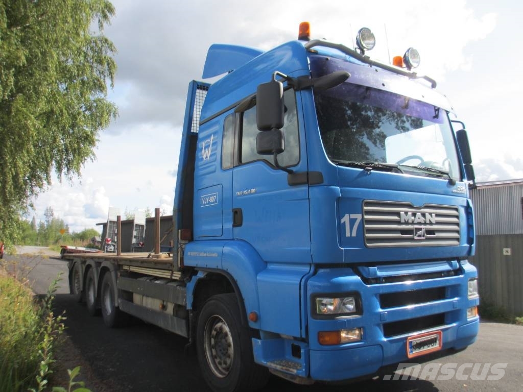 MAN 33.480 8x4 rahtilavalla,jatkoperä Valníky/Sklápěcí bočnice