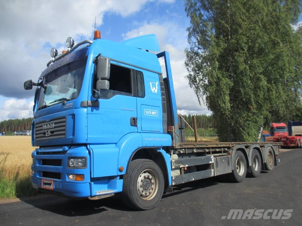 MAN 33.480 8x4 rahtilavalla,jatkoperä Valníky/Sklápěcí bočnice