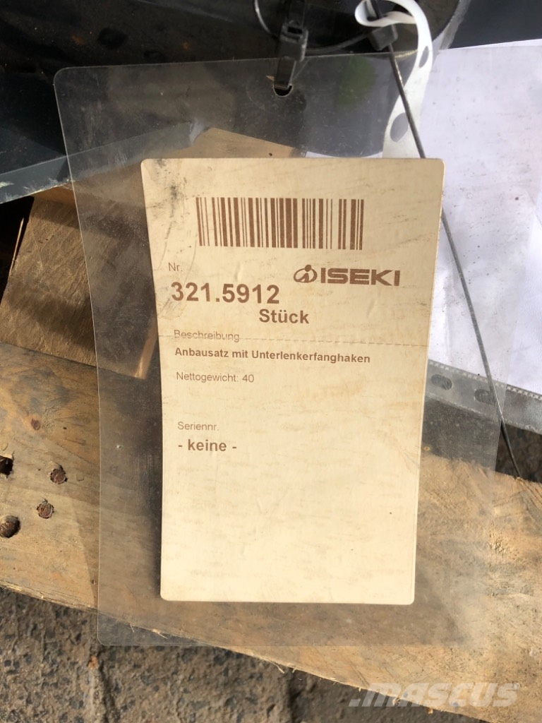Iseki TG 6490 + TG 6670 Plataformas y cucharones