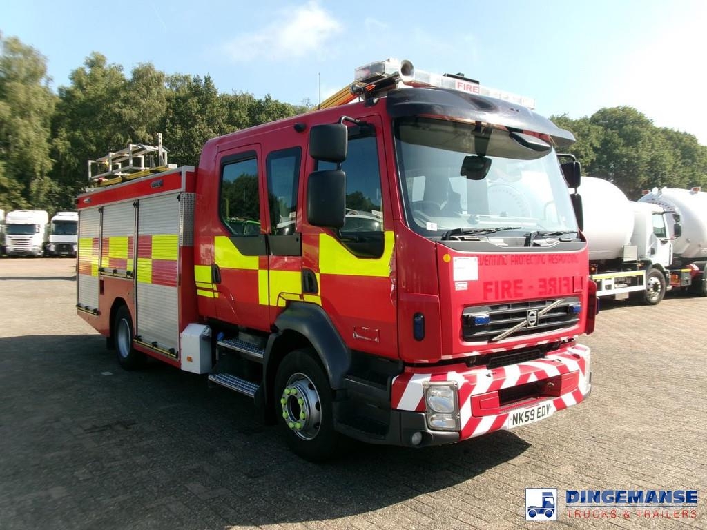 Volvo FL280 4X2 RHD crewcab fire engine + pump & waterta 消防车