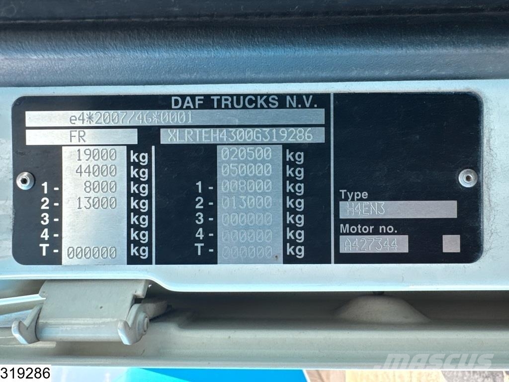 DAF XF 480 EURO 6, ACC وحدات الجر