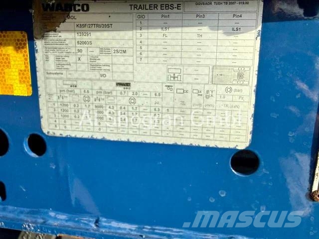 MOL Thermo /Stahl Alu/Liftachse/ 28 m³ Sklápacie návesy