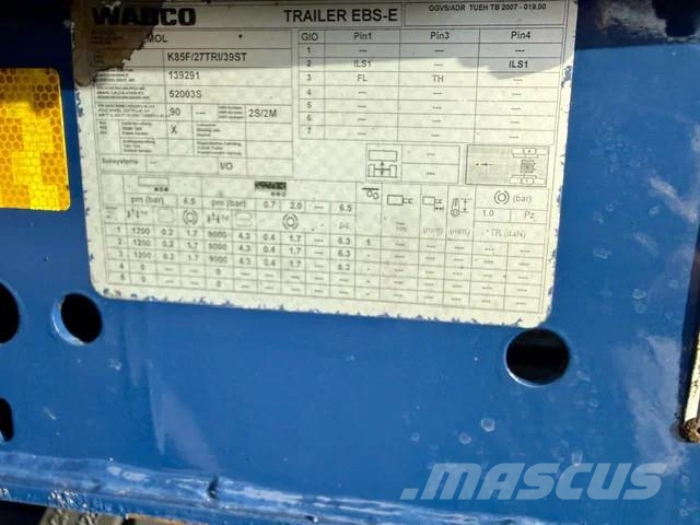 MOL Thermo /Stahl Alu/Liftachse/ 28 m³ Kippipuoliperävaunut
