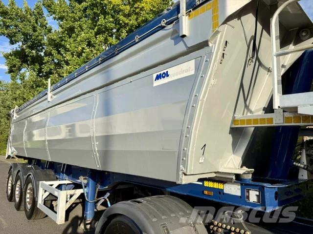 MOL Thermo /Stahl Alu/Liftachse/ 28 m³ Kippipuoliperävaunut