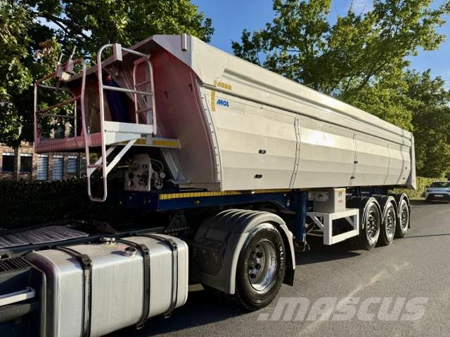 MOL Thermo /Stahl Alu/Liftachse/ 28 m³ Kippipuoliperävaunut
