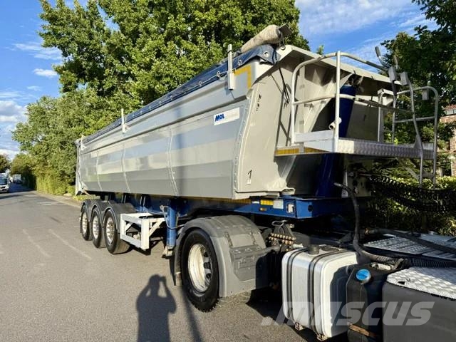 MOL Thermo /Stahl Alu/Liftachse/ 28 m³ Kippipuoliperävaunut