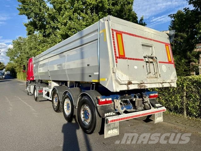 MOL Thermo /Stahl Alu/Liftachse/ 28 m³ Kippipuoliperävaunut