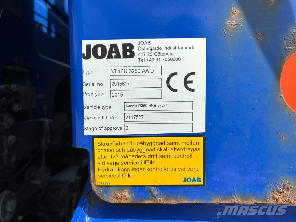 Scania P 360 6x2*4 JOAB VL18U Savivarčiai