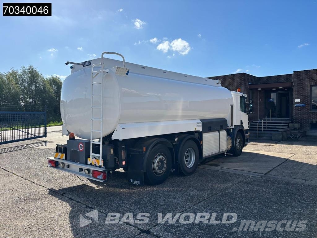 Scania P310 6X2 19.600 Liter Fuel tanker Full Air semi-Au Motrici cisterna