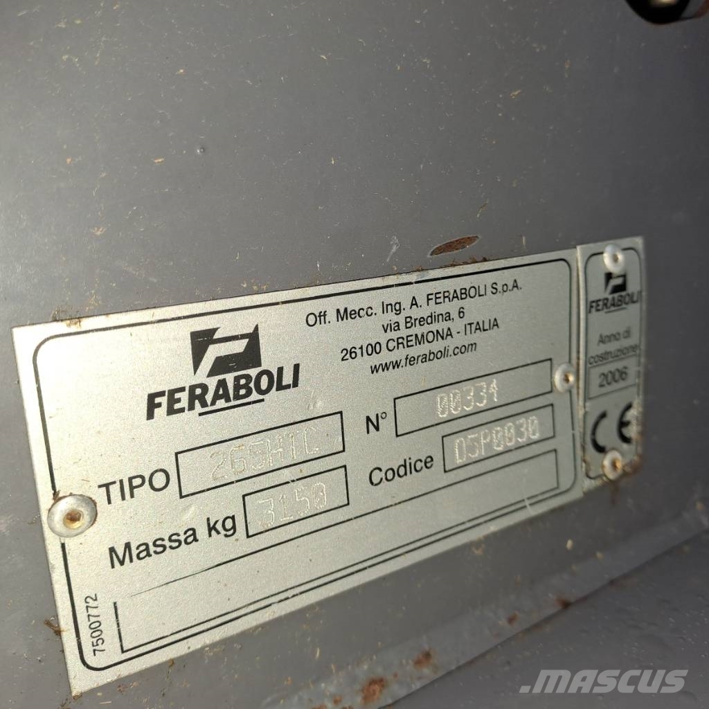Feraboli estreme 265 htc Πρέσες κυλινδρικών δεμάτων