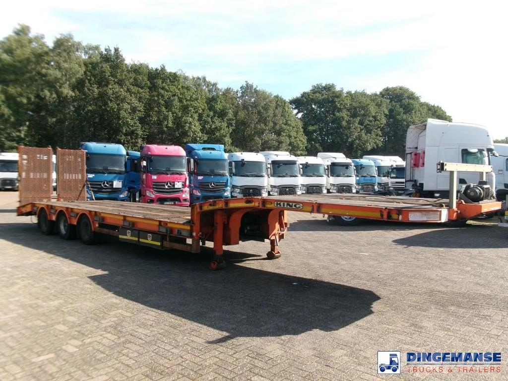 King 3-axle semi-lowbed trailer 44T + ramps Semirimorchi Ribassati