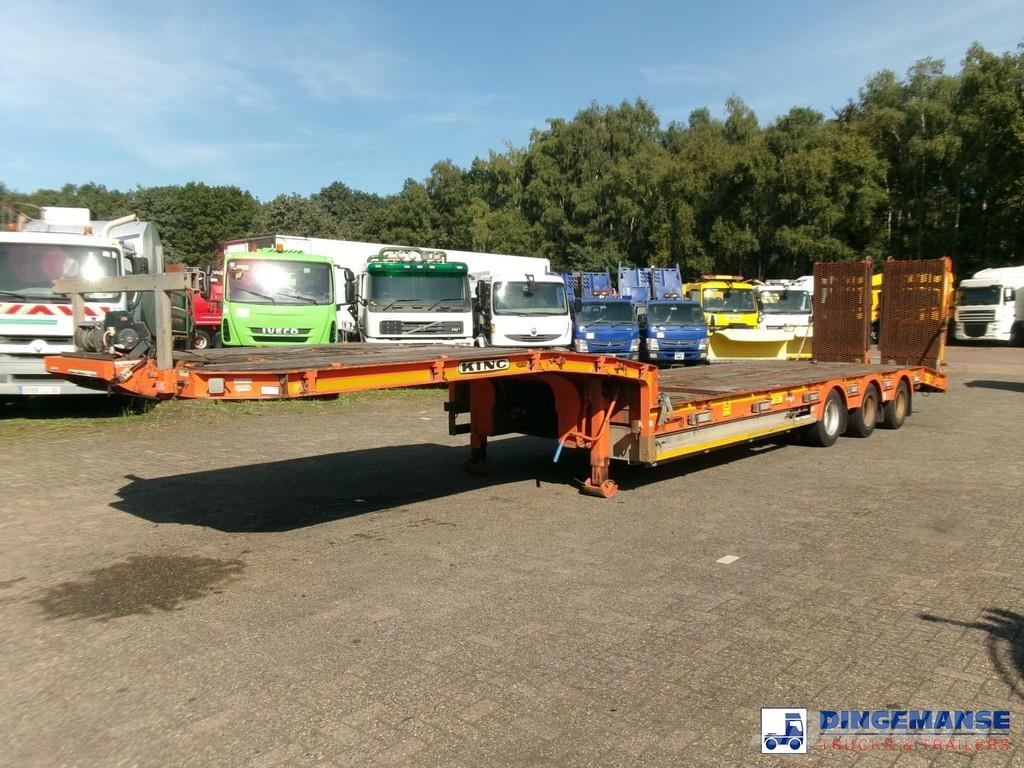 King 3-axle semi-lowbed trailer 44T + ramps Semirimorchi Ribassati