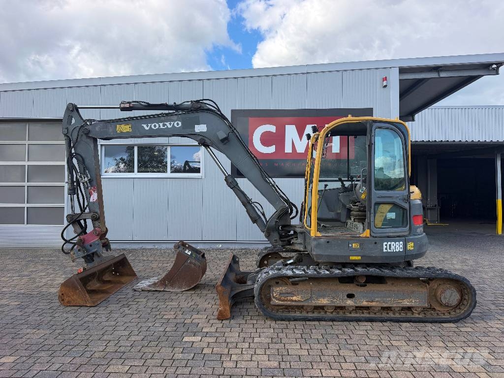Volvo ECR88*2005*11.821BH*2xLöffel*HS08 Midi bagri 7t – 12t