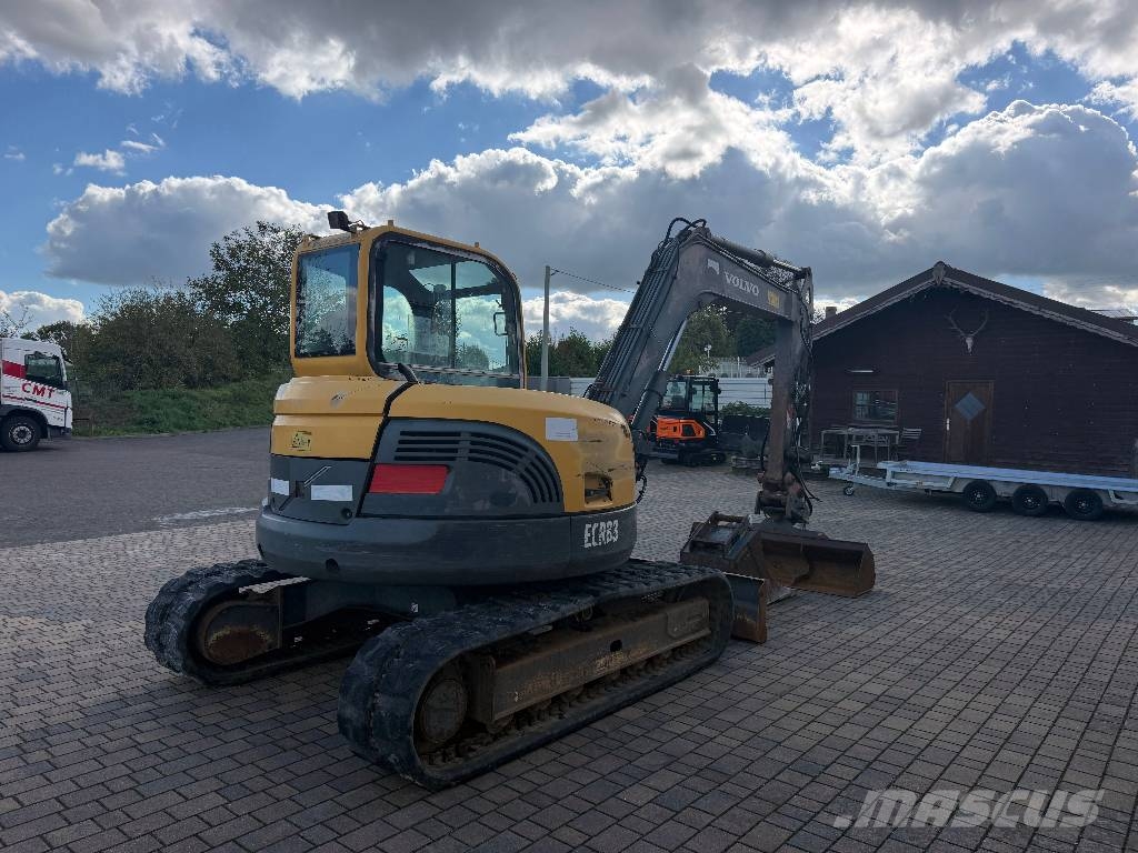 Volvo ECR88*2005*11.821BH*2xLöffel*HS08 Midi bagri 7t – 12t