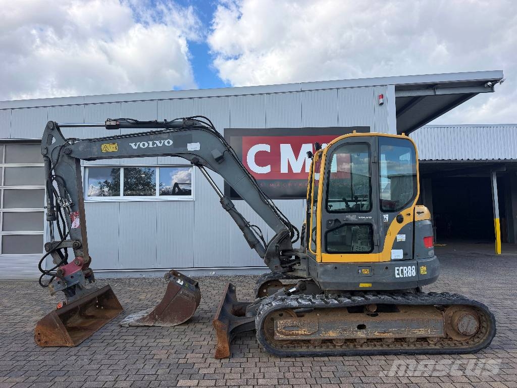 Volvo ECR88*2005*11.821BH*2xLöffel*HS08 Midi bagri 7t – 12t