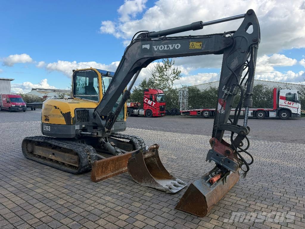 Volvo ECR88*2005*11.821BH*2xLöffel*HS08 Midi bagri 7t – 12t