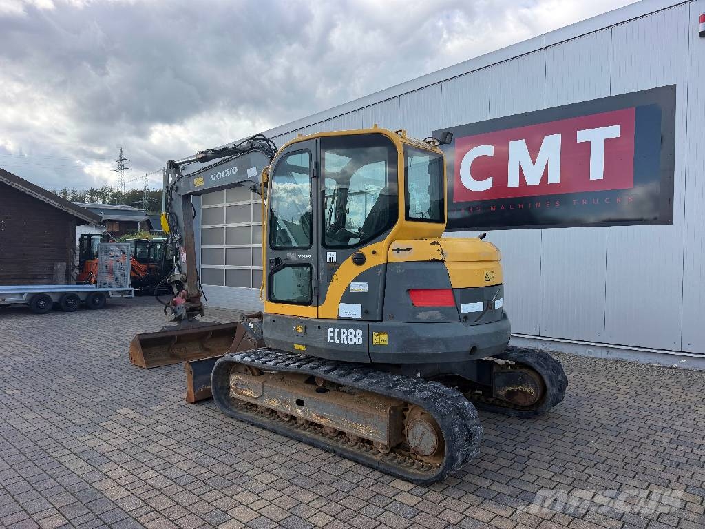 Volvo ECR88*2005*11.821BH*2xLöffel*HS08 Midi bagri 7t – 12t