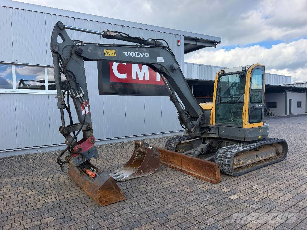 Volvo ECR88*2005*11.821BH*2xLöffel*HS08 Midi bagri 7t – 12t