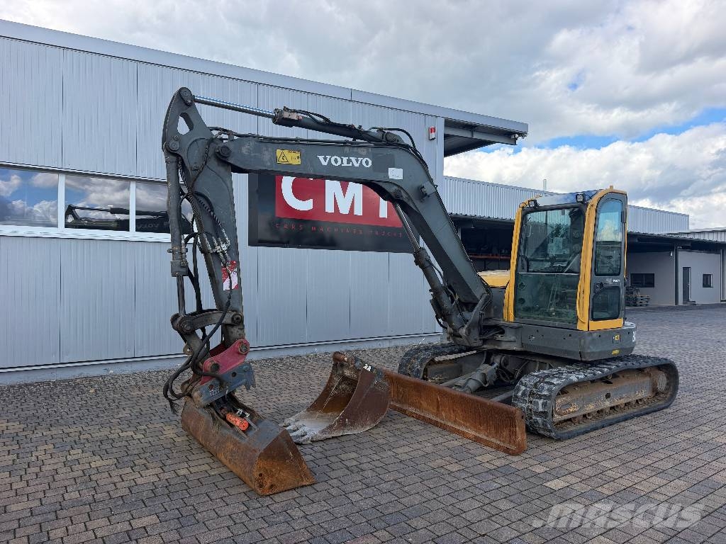Volvo ECR88*2005*11.821BH*2xLöffel*HS08 Midi bagri 7t – 12t