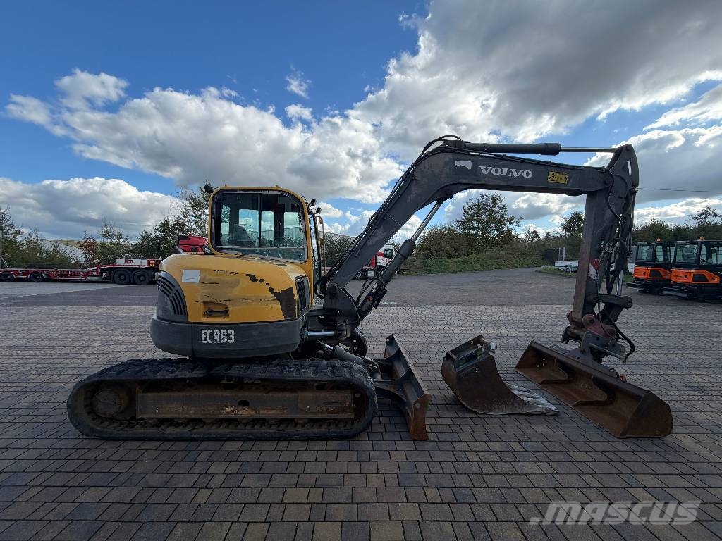 Volvo ECR88*2005*11.821BH*2xLöffel*HS08 Midi bagri 7t – 12t