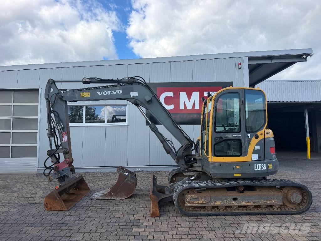 Volvo ECR88*2005*11.821BH*2xLöffel*HS08 Midi bagri 7t – 12t