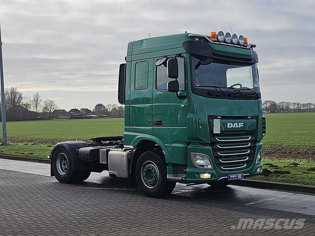 DAF XF 480 SPACECAB PTO+HYDR. Trekkvogner