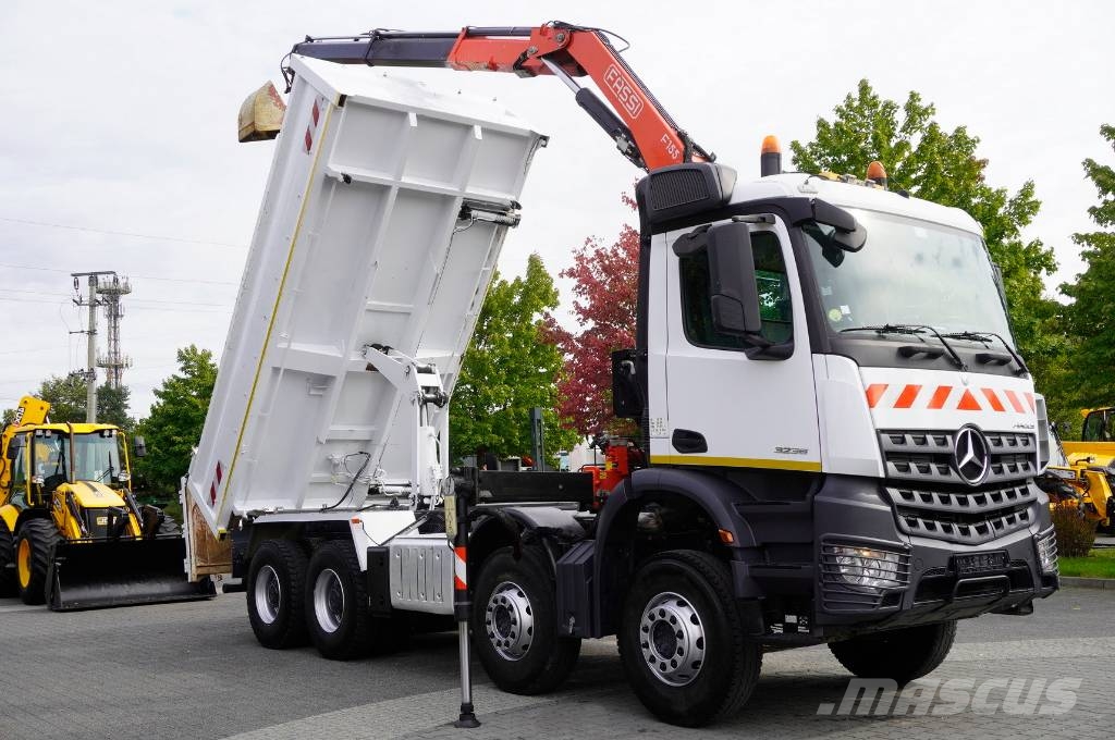 Mercedes-Benz Arocs 3236 8×4 / 90 tho. km / Fassi F155A.0.22 Żurawie samochodowe
