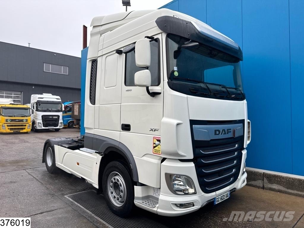 DAF XF 480 EURO 6, Standairco, ACC Naudoti vilkikai