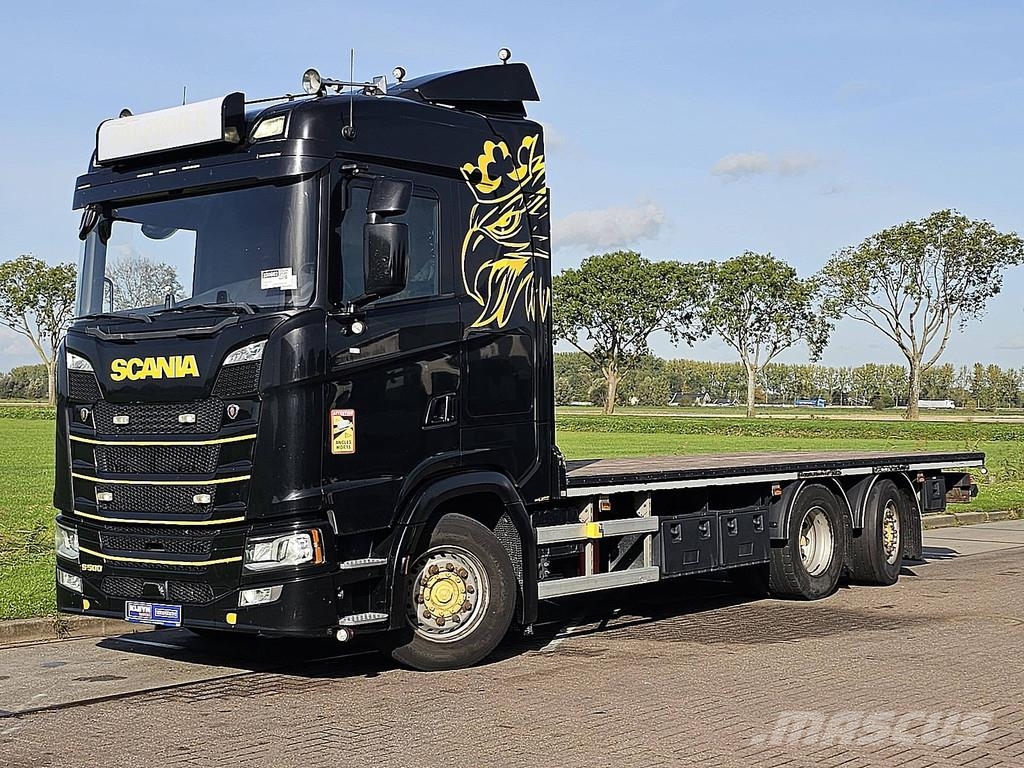 Scania S500 6x2*4 Platform Retarder Leather-Seats Plateau Platte bakwagens
