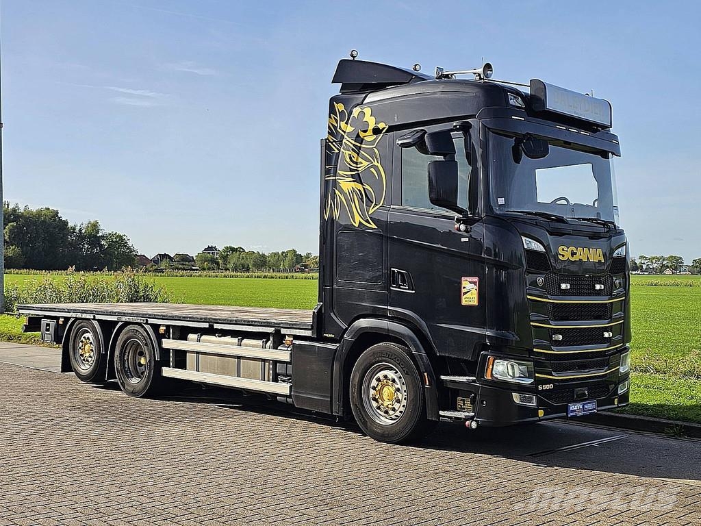 Scania S500 6x2*4 Platform Retarder Leather-Seats Plateau Platte bakwagens
