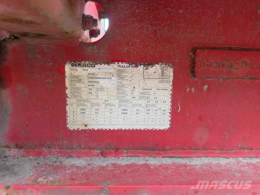 HFR 2 AXLE - BPW Remolques portacontenedores