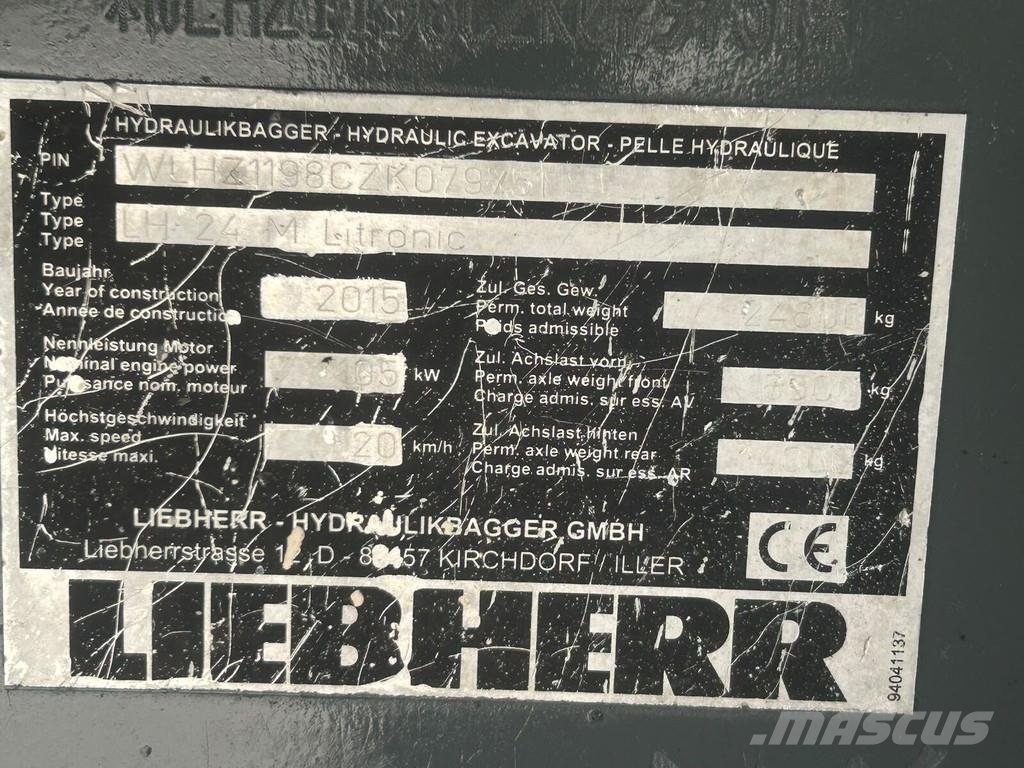 Liebherr LH24 Koparki przeładunkowe
