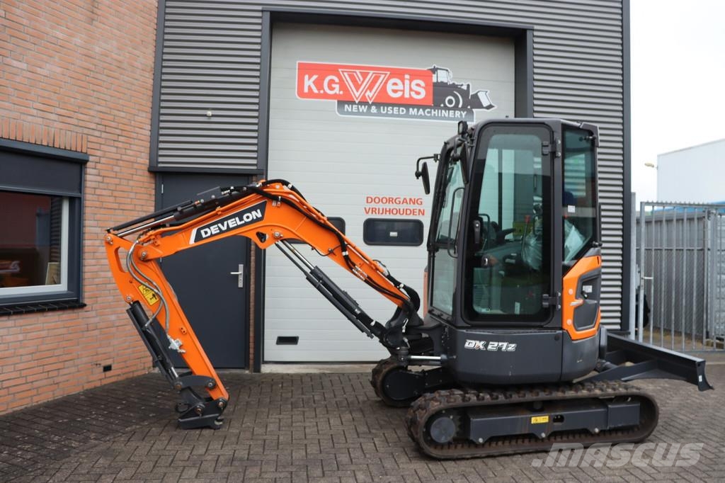 Develon DX27Z-7 DX27Z-7 حفارات صغيرة أقل من 7 طن (حفارات صغيرة)