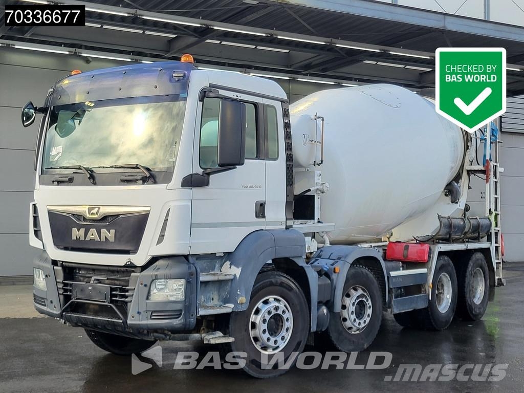 MAN TGS 32.420 TGS 8X4 9m3 Mixer Full Steel Automatic Betonmischer