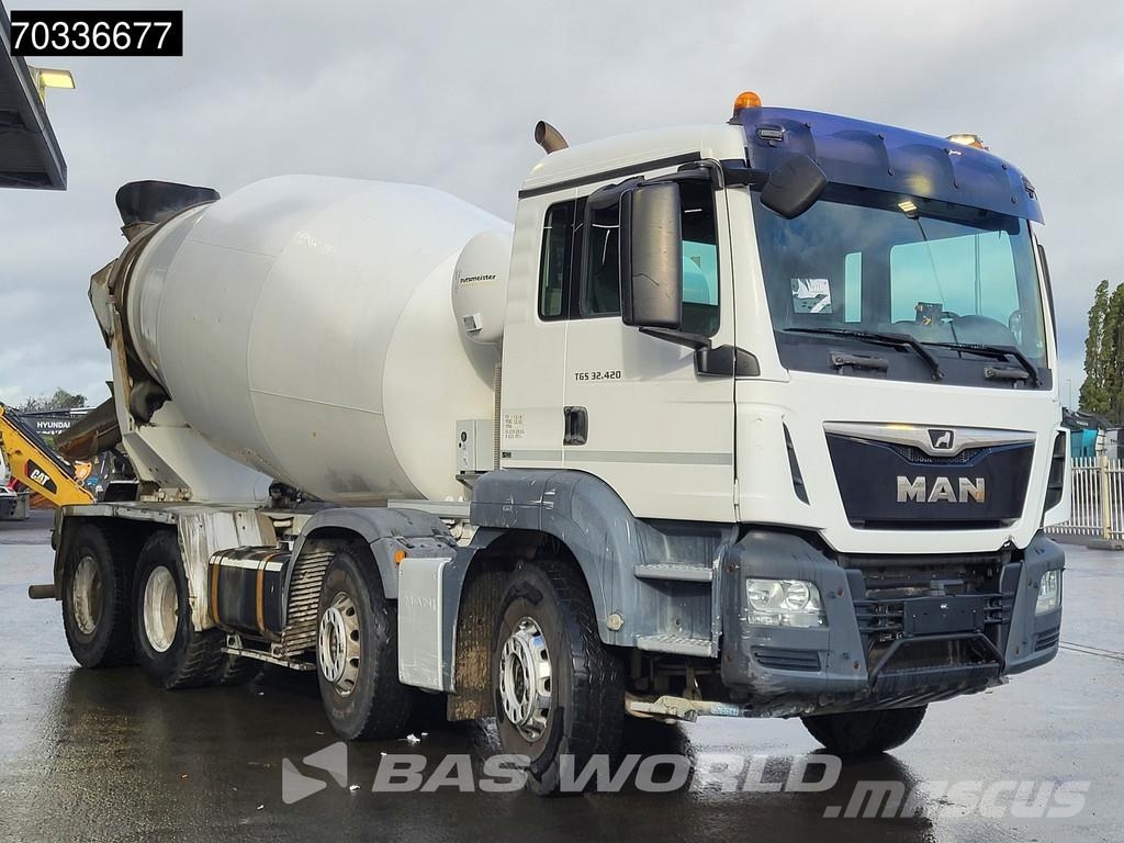 MAN TGS 32.420 TGS 8X4 9m3 Mixer Full Steel Automatic Betonmischer