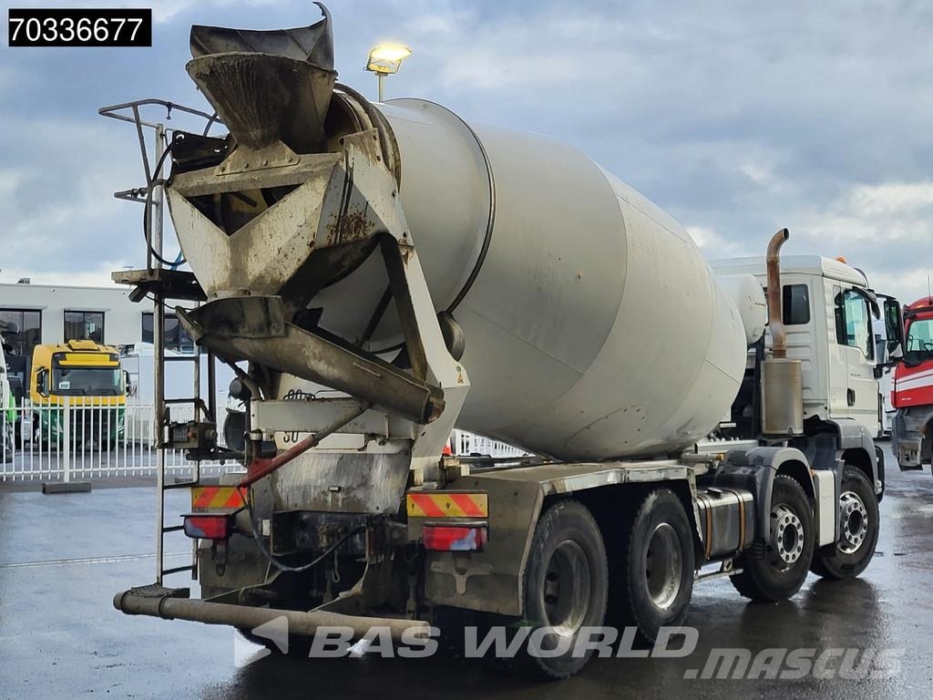 MAN TGS 32.420 TGS 8X4 9m3 Mixer Full Steel Automatic ミキサー車