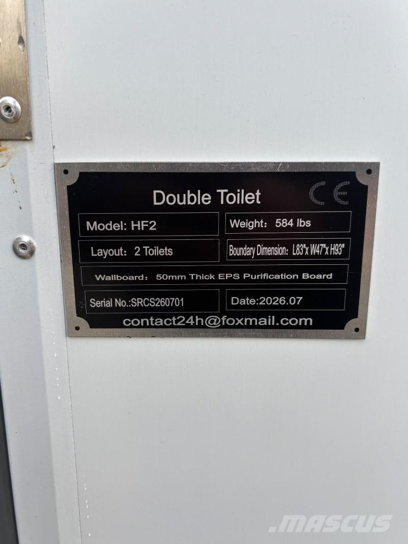  Containerprofi Mobiler Doppel-WC-Cont L1300xW2160X Sonstige Landmaschinen