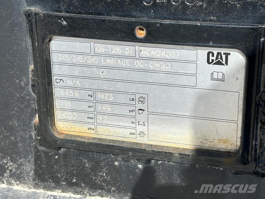 CAT M318-07 Wielgraafmachines