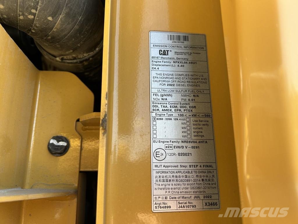 CAT M318-07 Wielgraafmachines