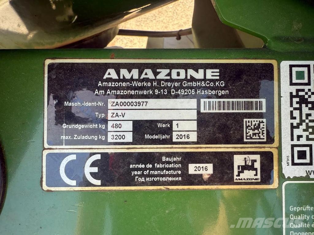 Amazone ZA-V 2000 Kunstmestrooier Meststrooier Esparcidoras de minerales